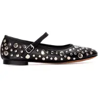 Xti for woman. 14465101-NEGRO Ballerinas 144651 black (38), Flat, 1 to 3 cm, Buckle, Casual, Classic