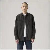 Levi's for man. 19573-0216 Jackson Worker black shirt (S), Casual, Cotton, Long sleeve