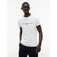 Tommy Hilfiger Logo T-kjorte Hvit tørrele