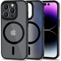 Tech-Protect iPhone 14 Pro Magmat Deksel - MagSafe-kompatibel - Matt Svart