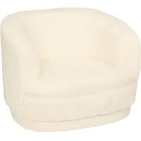 Atmosphera barne-/kidsstol Teddy, materiale som pels/plysstoff, setehøyde 18,5 cm