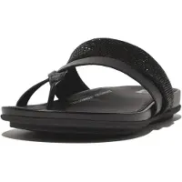 FitFlop Gracie Crystal Leather Strappy Toe-post Badesandal