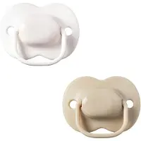 Tommee tippee lateks smokker, runde 0-6 mnd, 2 stk, 433532