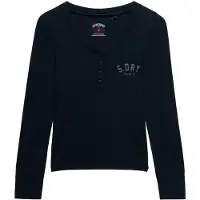 Superdry Athletic Button Down Langarmet T-skjorte