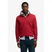 Superdry Essential Pique Halv Glidelås Genser