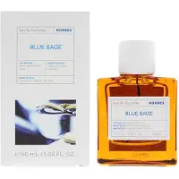 Korres Fragrance Blue, Hunkjønn, Eau de toilette, 50 ml, Mint, Grapefrukt, Limefarget, Fir, Salvie, Muskat, Patchouli, Rav, Vetiver