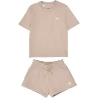 Adidas Originals Shorts Sett - T-skjorte/Shorts - Khaki Tre - - 4 år (104) - Shorts