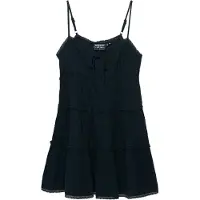 Superdry Cheesecloth Tiered Mini Ermeløs Kort Kjole