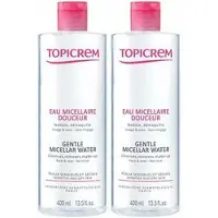Topicrem Mildt Micellarvann 400ml 2 Enheter