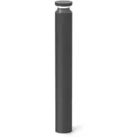 Ideal Lux LED-gatelampe Boeing, høyde 100 cm, svart, IP65