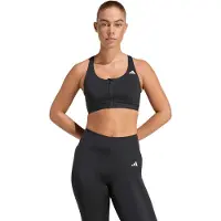 Adidas Optime Essentials Workout Zip-front Sports-bh Med Medium Støtte