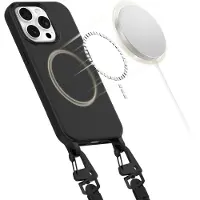 Tech-Protect MagNecklace MagSafe iPhone 15 Pro-deksel - sort