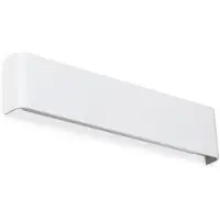 Ideal Lux LED-vegglampe Delta, hvit, bredde 41 cm, 4 000 K