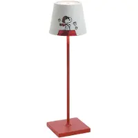 Zafferano Poldina Aviator LED-bordlampe med batteri, IP65