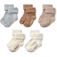 Wheat Sokker - 5-pack - Gaveeske - Evig - Blue - - 19/21 - Sokker