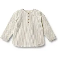 Wheat Skjorte Bjørk Dark Blue Stripe (104 / 4 år)