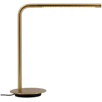 UMAGE LED-bordlampe Omni, messing Høyde 46 cm Metall roterbar