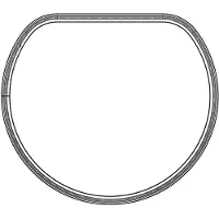 Electrolux pakning, front, storåpning 8581366063114