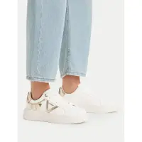 GUESS for woman. FLTBTTLEA12 White Ebetts trainers (37), 1 to 3 cm, Laces, Casual