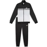 Puma Colourblocked Tracksuit Men, Clothing, Black, XS