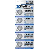 Xcell knapbatteri CR 1130, 5 stk, 48 litium (148257)