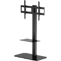 Gembird TVS-86ST-01 TV-gulvstativ 43-86 VESA 600 x 400 mm, svart