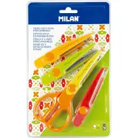Milan Zigzag-saks 4 Udskiftelige Blade Blister