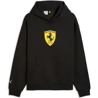 Puma Ferrari Coloured Shield Fleece Hoodie Men, Motorsport, Black, XS