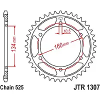 ItalyRacing 525 Jtr1307.44 Steel Bakre Tannhjul