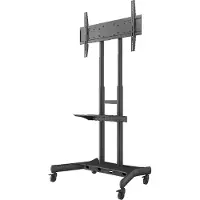 Multibrackets M Public Floorstand Basic 180 - Stativ - for flatpanel / videokonferansesystem - svart - skjermstørrelse: 55-80