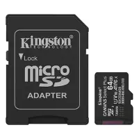 Kingston SDCS3/64GB Canvas Select Plus microSDXC-kort 64 GB 100 MB/s + adapter