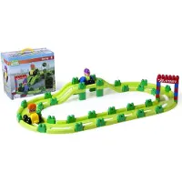 Miniland Super Blocks Racing Byggespill 70 Enheter