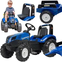 Falk 3090B, 3 år, 4 hjul, svart, blå