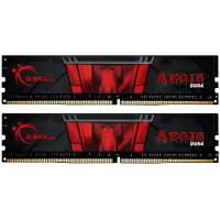 G.Skill AEGIS - DDR4 - sett - 16 GB: 2 x 8 GB - DIMM 288-pin - 2400 MHz / PC4-19200 - CL17 - 1.2 V - ikke-bufret - ikke-ECC