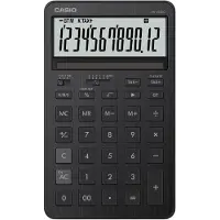 Casio JW-200DQ, Desktop, Grunnleggende, 12 sifre, Batteri/Solcelle, Svart