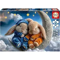 Educa Puslespill - 100 Brikker - Bunny Drømmer - - OneSize - Puslespill