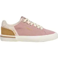Pepe Jeans for woman. PLS300014 Pink Kenton Combi Sneakers (40), Fabric, Flat, Laces, Casual