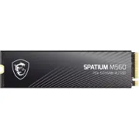MSI SPATIUM M560 - SSD - 2 TB - intern - M.2 2280 - PCI Express 5.0 x4 (NVMe)