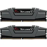 G.Skill Ripjaws V - DDR4 - sett - 16 GB: 2 x 8 GB - DIMM 288-pin - 3200 MHz / PC4-25600 - CL16 - 1.35 V - ikke-bufret - ikke-ECC - rødmetallsgrå