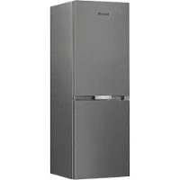 Whirlpool WHKH 1361 XP4E, 325 l, Ikke-frost (kjøleskap), 6 kg/24t, E, Fresh zone compartment, Svart, Sølv