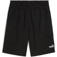 Puma Essentials No. 1 Logo Woven Cargo Shorts 9" Men, Men, Black, XL