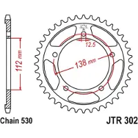 ItalyRacing 530 Jtr302.44zbk Steel Bakre Tannhjul