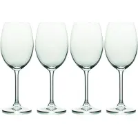 MIKASA Sett Med 4 Hvitvinsglass