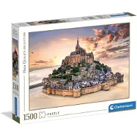 Clementoni Puslespill HQC The Mont Saint-Michel Risin, 1500 brikker