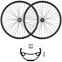 Mvtek 27.5´´ Tubeless Mtb-hjulsett
