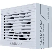 Lian Li SP850P SFX (White) Strømforsyning (PSU) - 850 Watt - 92 mm - ATX 3.1 - 80 Plus Platinum sertifisert