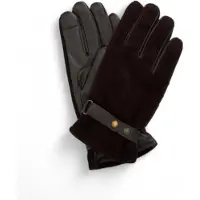 Barbour for man. MGL0137 Brown Nelson leather gloves (S), Casual
