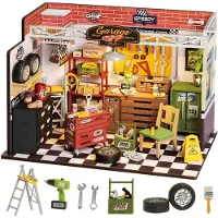 Rolife Miniatyrdiorama - Gjør-det-selv - Garage Verksted DG165 - - - OneSize - Kreativt leker