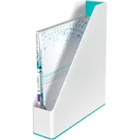 Leitz WOW Dual Colour - Bladfil - bokryggbredde: 73 mm - for A4 (210 x 297 mm) - isblå