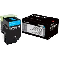 Lexmark 700X2 - Laser toner Blå